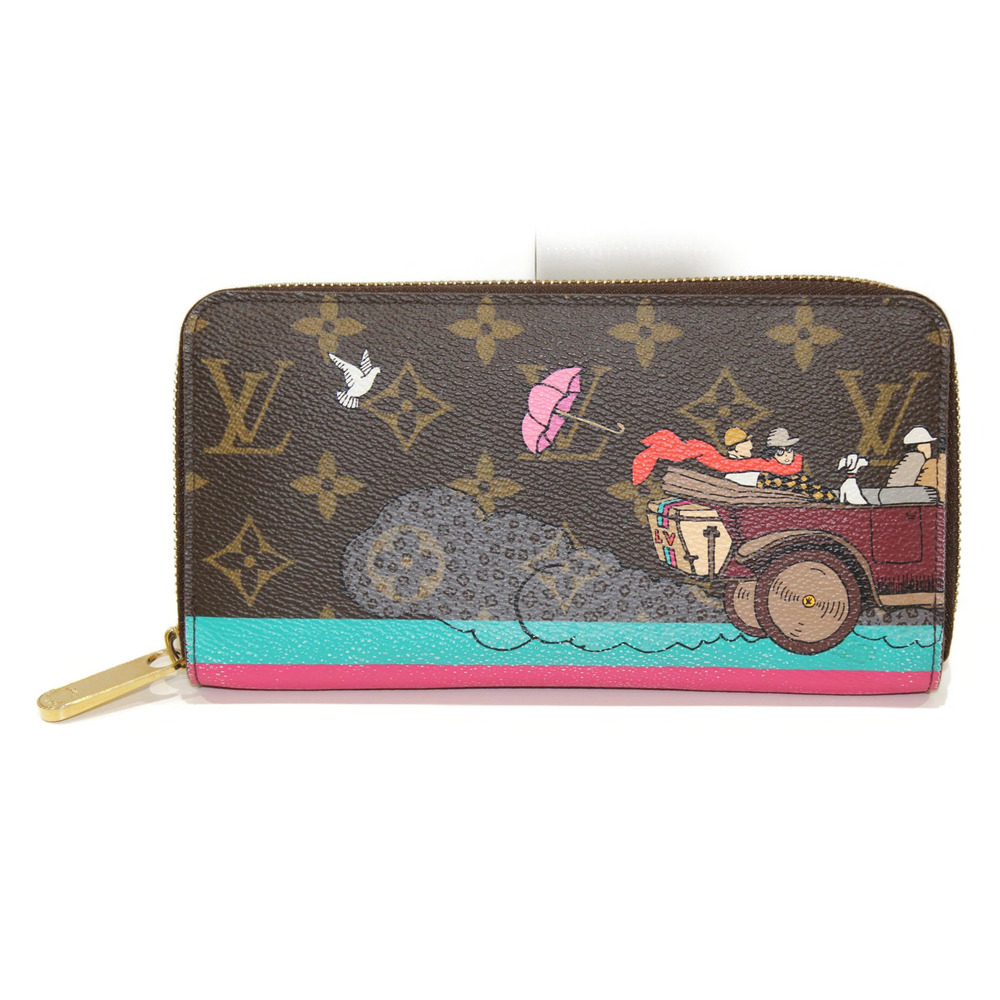 LOUIS VUITTON Zippy Wallet Zipper Long LV Monogram Ivasion Brown